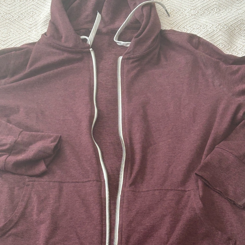 Vuori Zip-Up Hoodie with Drawstring